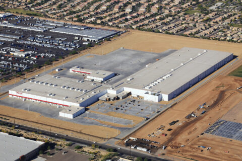 Aerial of WinCo Foods Distribution Center